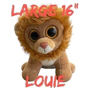 LARGE 16” Ty Louie Lion classic plush